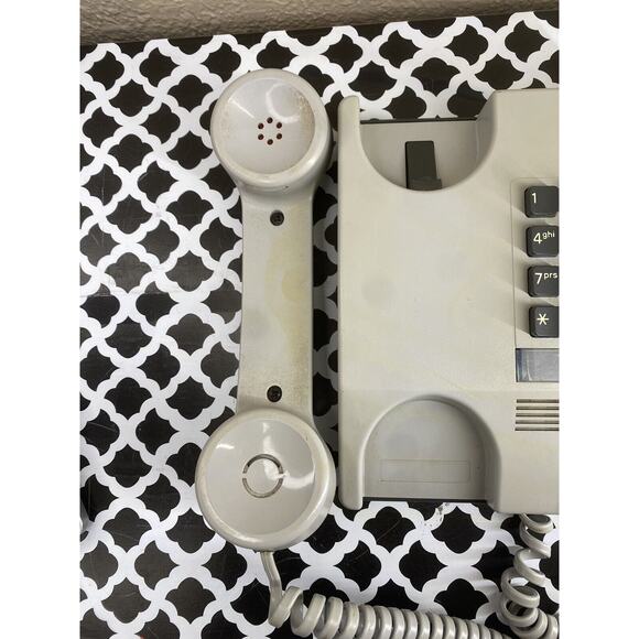 Harmony Telephone Push Button Wall Phone Grey Rare Slim Northern Telecom - Picture 3 of 5